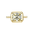 3.27ct Antique Cut Corner Rectangle Step Cut <br><b> Maggi Simpkins </b> | Emerald Solitaire Ring