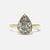 3.19ct Fancy Grey Pear Brilliant <br><b> Maggi Simpkins </b> | Pear Solitaire Ring