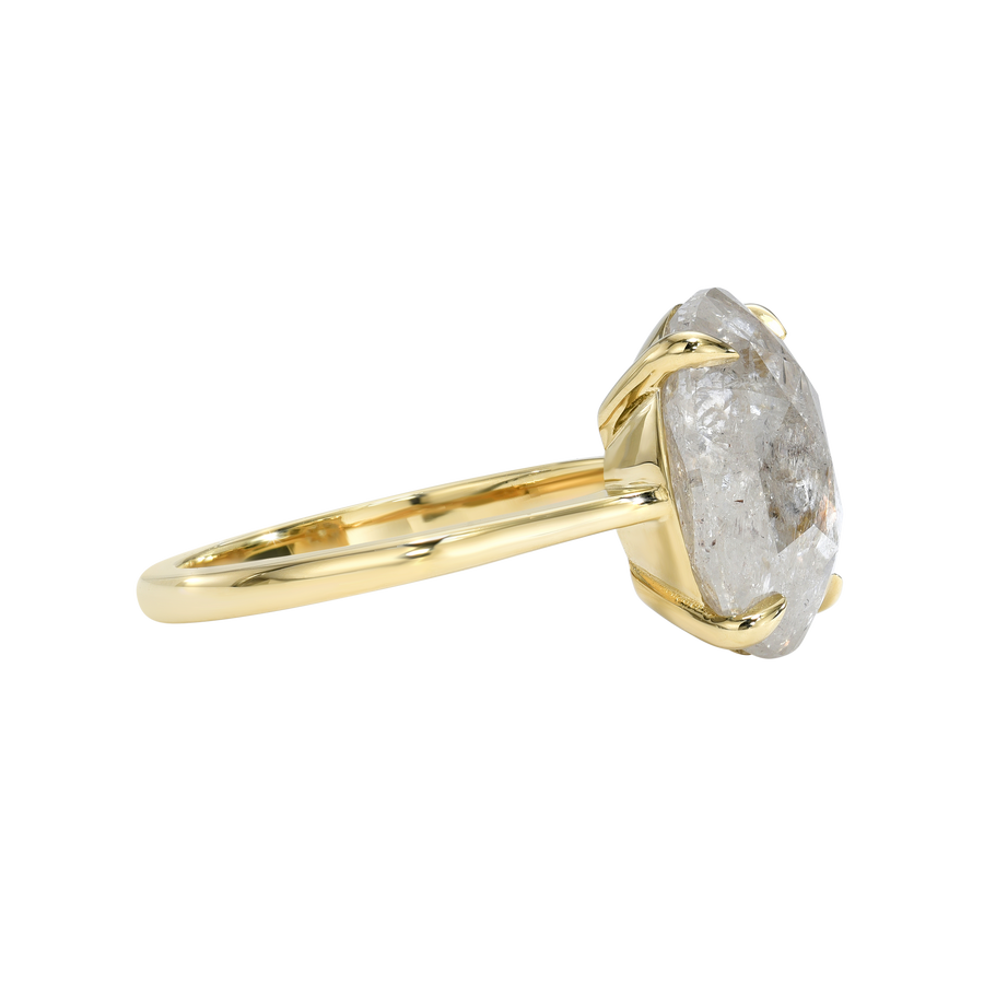 4.77ct Icy Oval Rosecut <br><b> Maggi Simpkins </b> | Oval Solitaire Ring