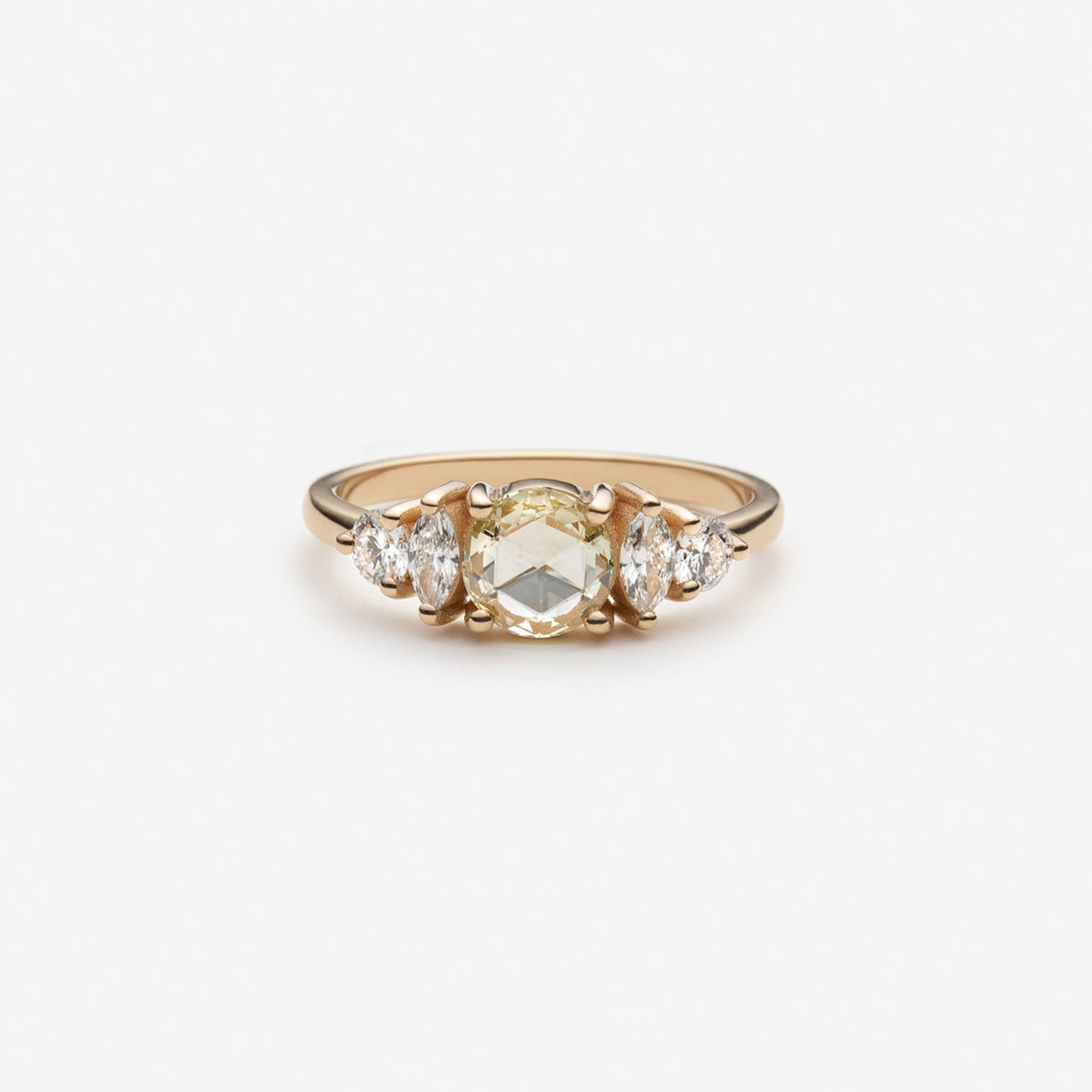 0.46ct Round Rosecut <br><b> Pilar Agueci </b>| Judee Ring No. 1
