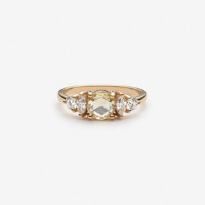 0.46ct Round Rosecut <br><b> Pilar Agueci </b>| Judee Ring No. 1