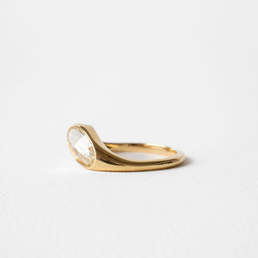 1.01ct Geo Oval Step Cut <br><b>June Rings</b> | Geo Cut Moval Marlow