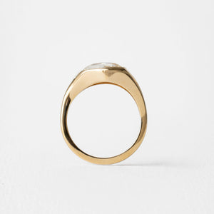 1.01ct Geo Oval Step Cut <br><b>June Rings</b> | Geo Cut Moval Marlow