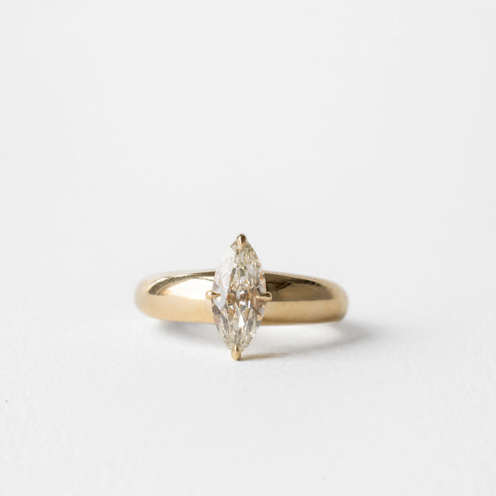 1.04ct Moval Brilliant <br><b>June Rings</b> | Antique Cut Moval Sutton