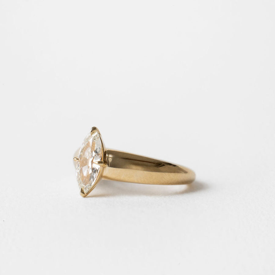 1.04ct Moval Brilliant <br><b>June Rings</b> | Antique Cut Moval Sutton