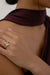 2.01ct Geo Step Cut Oval <br><b>June Rings </b>| Geo Cut Oval with Emerald Accents