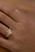 2.01ct Geo Step Cut Oval <br><b>June Rings </b>| Geo Cut Oval with Emerald Accents