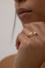 1.26ct Moval Brilliant <br><b>June Rings</b> | Champagne Juno