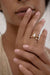 1.28ct Geo Pear Step Cut <br><b> June Rings </b>| Geo Cut Pear Estelle