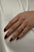 2.05ct Moval Rosecut <br><b>June Rings </b>| Antique Cut Champagne Moval Solitaire