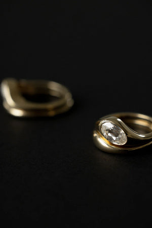 1.30ct Oval Brilliant <br><b>June Rings</b> | Antique Cut Oval Marlow