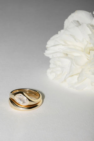1.30ct Oval Brilliant <br><b>June Rings</b> | Antique Cut Oval Marlow