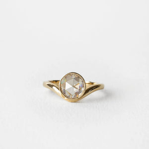 0.94ct Round Rosecut <br><b>June Rings </b>| Antique Botany