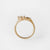 1.72cttw Pear Brilliant + Old Mine Cut <br> <b>June Rings</b> | Antique Cut Toi et Moi