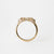 1.65ct Cut Corner Rectangle Portrait Cut <br><b> June Rings</b> | East-West Champagne Portrait
