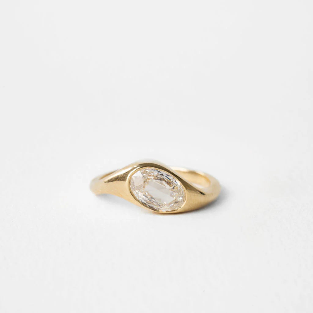 1.30ct Oval Brilliant <br><b>June Rings</b> | Antique Cut Oval Marlow