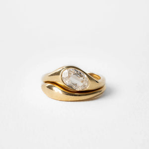 1.30ct Oval Brilliant <br><b>June Rings</b> | Antique Cut Oval Marlow