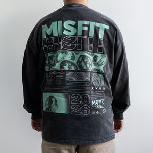 Brutalist Acid Wash LS T-shirt