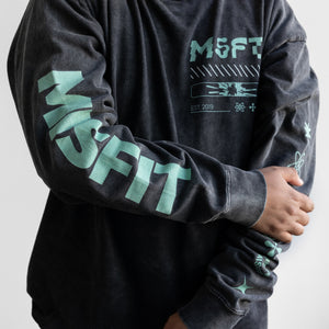 Brutalist Acid Wash LS T-shirt