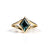 Ocean Breeze Blue Lozenge Sapphire Engagement Ring - MTD
