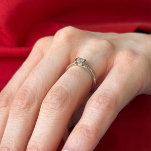 0.32ct Round Brilliant 🇨🇦<br><B> Pilar Agueci </b>| Marilla Ring No. 2