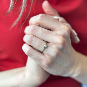 0.32ct Round Brilliant 🇨🇦<br><B> Pilar Agueci </b>| Marilla Ring No. 2