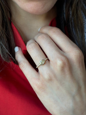 0.50ct Oval Brilliant 🇨🇦<br><b> Pilar Agueci</b>| Marilla Ring No. 3