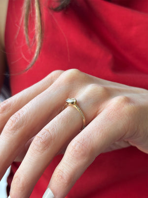 0.50ct Oval Brilliant 🇨🇦<br><b> Pilar Agueci</b>| Marilla Ring No. 3