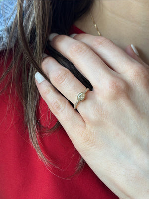 0.50ct Oval Brilliant 🇨🇦<br><b> Pilar Agueci</b>| Marilla Ring No. 3