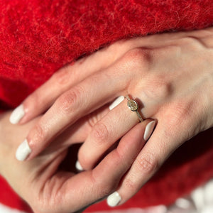 0.50ct Oval Brilliant 🇨🇦<br><b> Pilar Agueci</b>| Marilla Ring No. 3