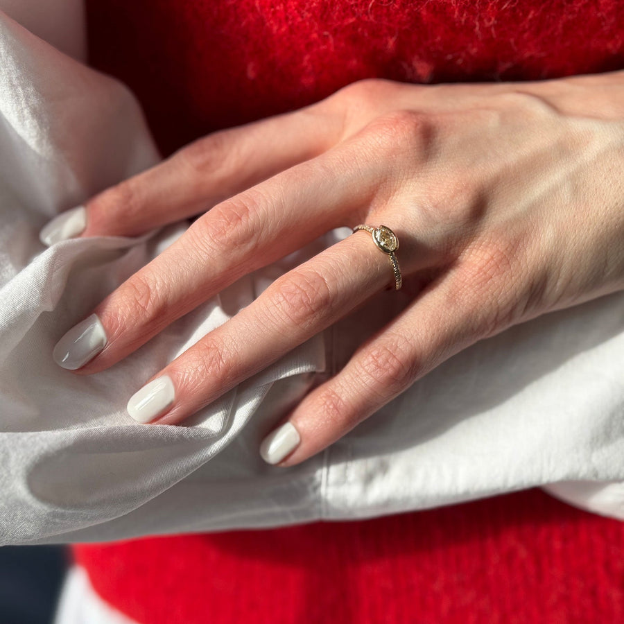 0.50ct Oval Brilliant 🇨🇦<br><b> Pilar Agueci</b>| Marilla Ring No. 3