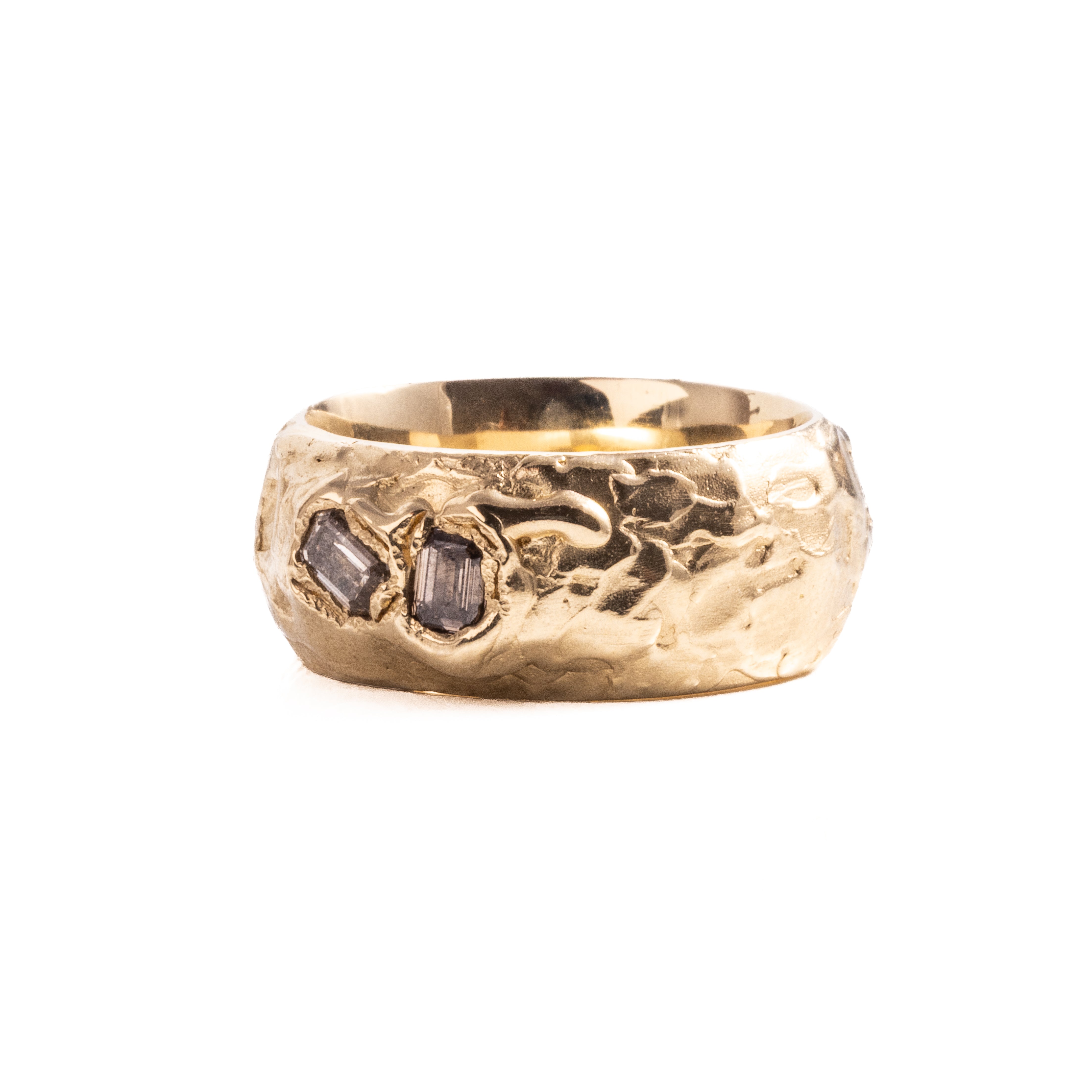 1.00ct GIA VS2 Fancy Yellow-Brown Geo Marquise Step Cut<br><b> Ellis Mhairi Cameron </b>| Seun OOAK Diamond Ring