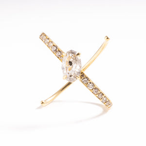 1.45ct Geo Oval Step Cut<br><b> Manuk Durmazgüler </b>| Ghost Ring