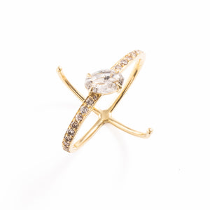 1.45ct Geo Oval Step Cut<br><b> Manuk Durmazgüler </b>| Ghost Ring
