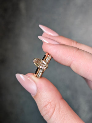 0.49cttw Champagne Round Brilliants <br> <b>H&F Jewellery</b> | Celestial Band