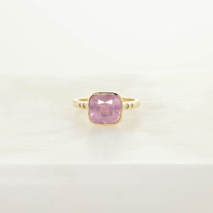 3.77ct Cushion Brilliant Sapphire <br> <b>H&F Jewellery</b> | Afterglow Ring