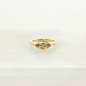 1.06ct Champagne Geo Marquise Step Cut <br> <b>H&F Jewellery</b> | Dune Ring