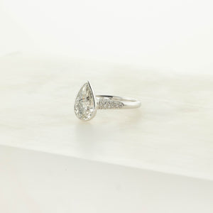 1.66ct Pear Brilliant <br> <b>H&F Jewellery</b> | Icefall Ring