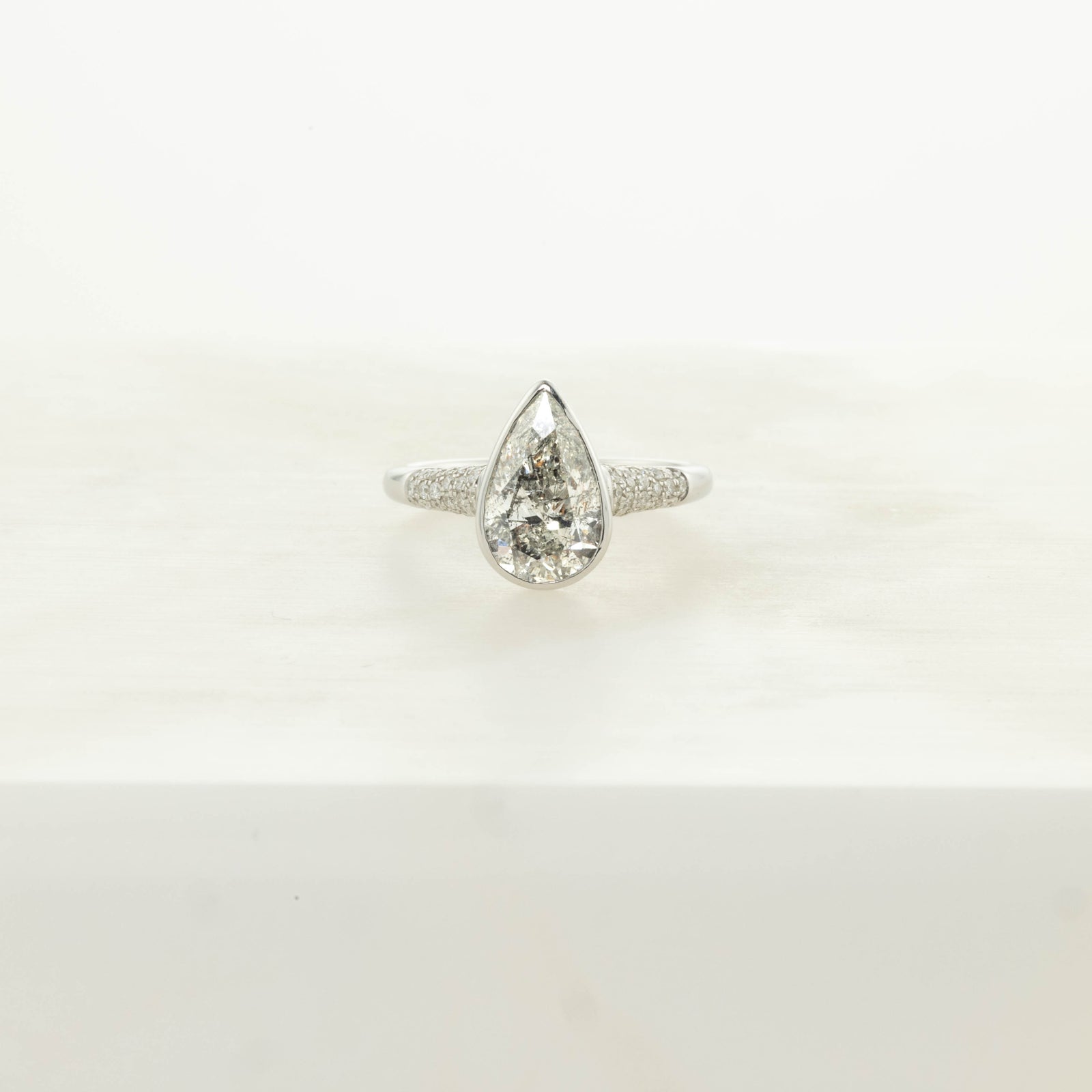 1.66ct Pear Brilliant <br> <b>H&F Jewellery</b> | Icefall Ring