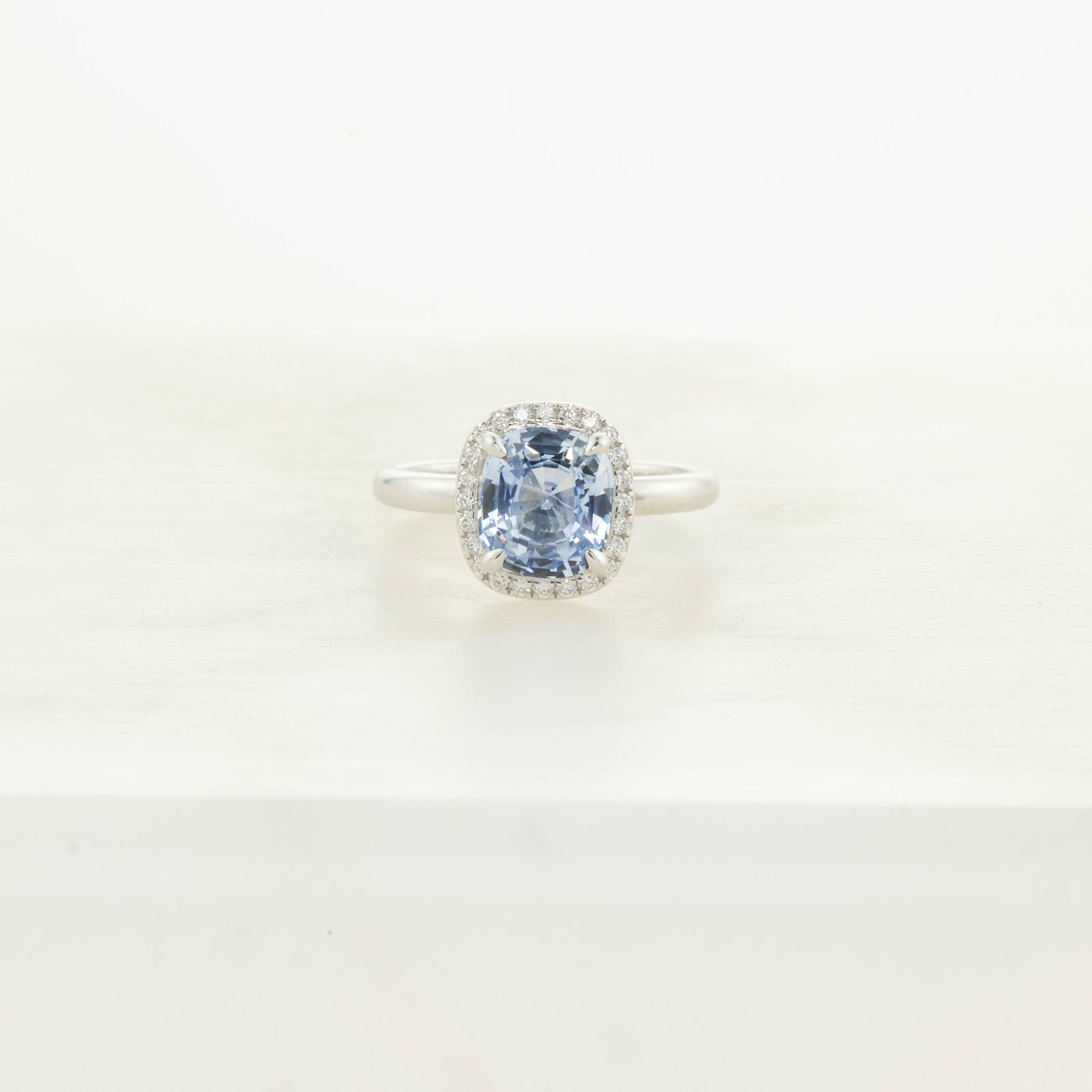 2.18ct Cushion Brilliant Sapphire <br> <b>H&F Jewellery</b> | Monsoon Ring