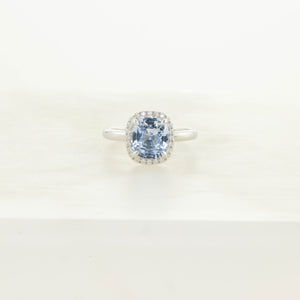 2.18ct Cushion Brilliant Sapphire <br> <b>H&F Jewellery</b> | Monsoon Ring