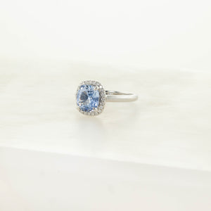 2.18ct Cushion Brilliant Sapphire <br> <b>H&F Jewellery</b> | Monsoon Ring