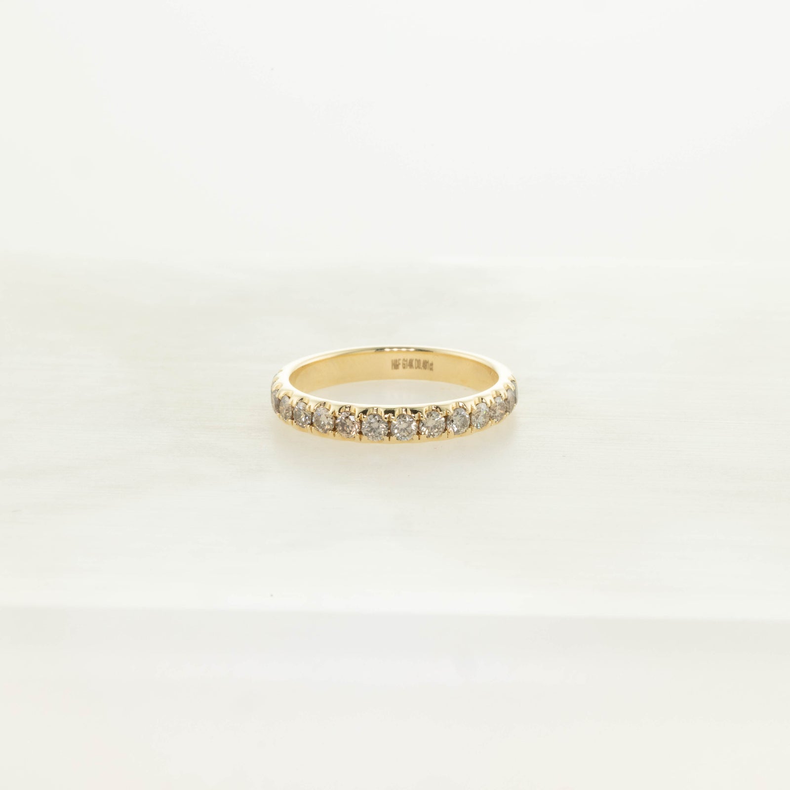 0.49cttw 15pc Champagne Round Brilliants 🇨🇦<br><b>H&F Jewellery</b> | Celestial Band