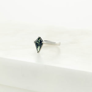1.43ct Kite Step Cut Sapphire <br><b> H&F Jewellery </b>| Abyss Ring