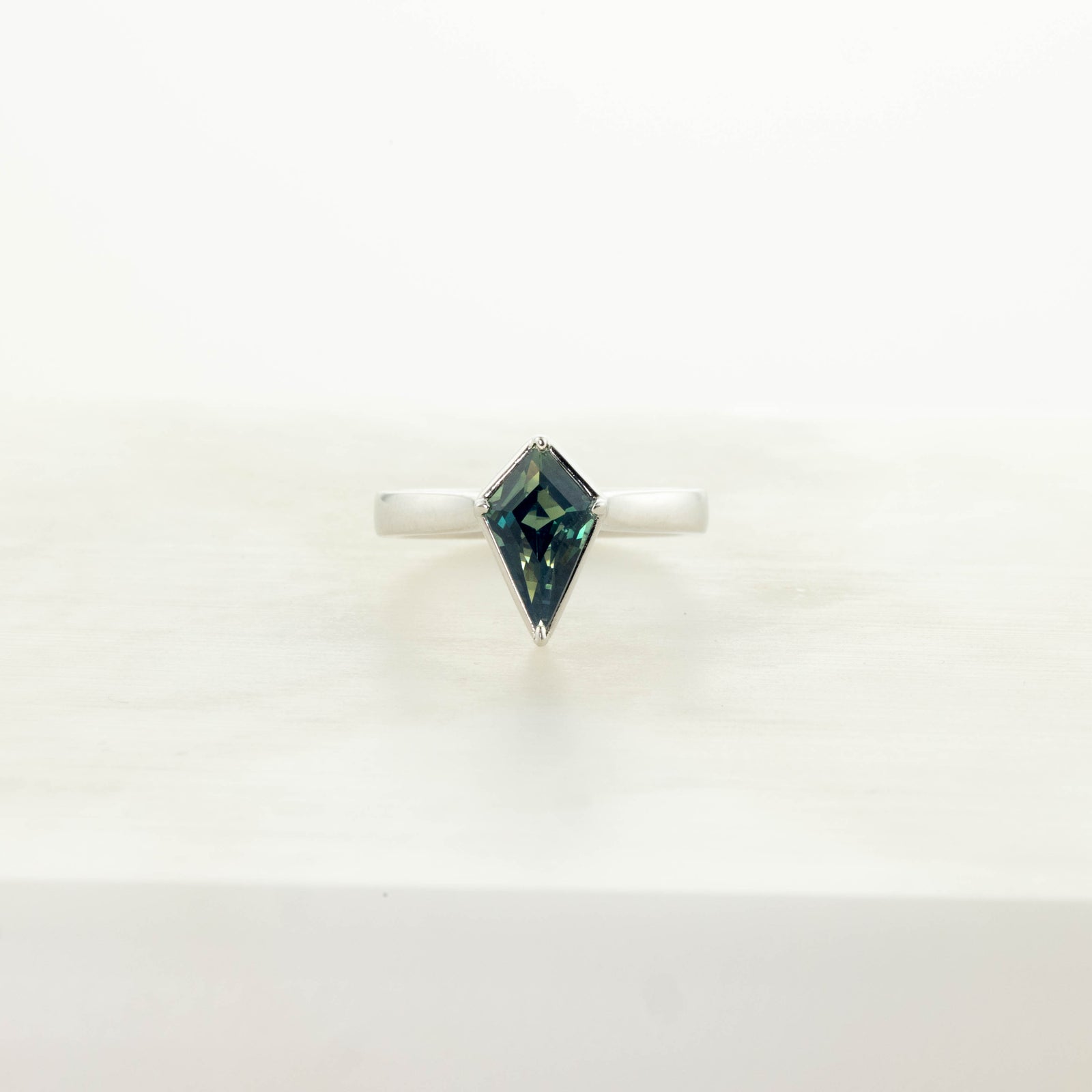 1.43ct Kite Step Cut Sapphire <br><b> H&F Jewellery </b>| Abyss Ring