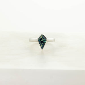 1.43ct Kite Step Cut Sapphire <br><b> H&F Jewellery </b>| Abyss Ring