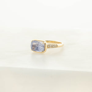 4.11ct Cushion Brilliant Sapphire <br> <b>H&F Jewellery</b> | Horizon Ring