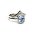 2.18ct Cushion Brilliant Sapphire <br> <b>H&F Jewellery</b> | Monsoon Ring