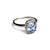 2.18ct Cushion Brilliant Sapphire <br> <b>H&F Jewellery</b> | Monsoon Ring