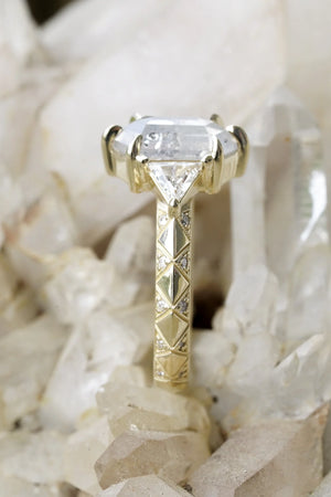 1.68ct Hexagon Rosecut <br><b> Bohemi </b>| Nyx Engagement Ring